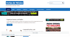 Desktop Screenshot of feriasdemexico.org
