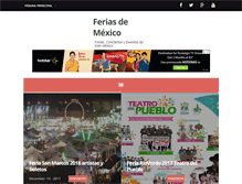 Tablet Screenshot of feriasdemexico.net